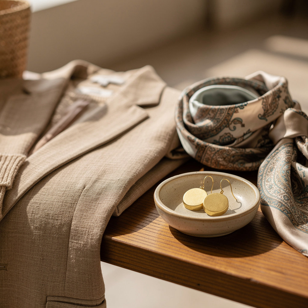 2001 Clothes Etc curated clothing and accessories display in Santa Barbara boutique